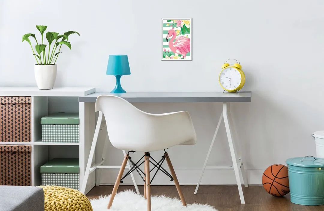 Ravensburger CreArt Think Pink Flamingo Kleuren op nummer - Roze