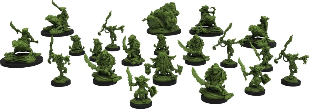 Steamforged Games Epic Encounters Village of the Goblin Chief - 25 Miniaturen