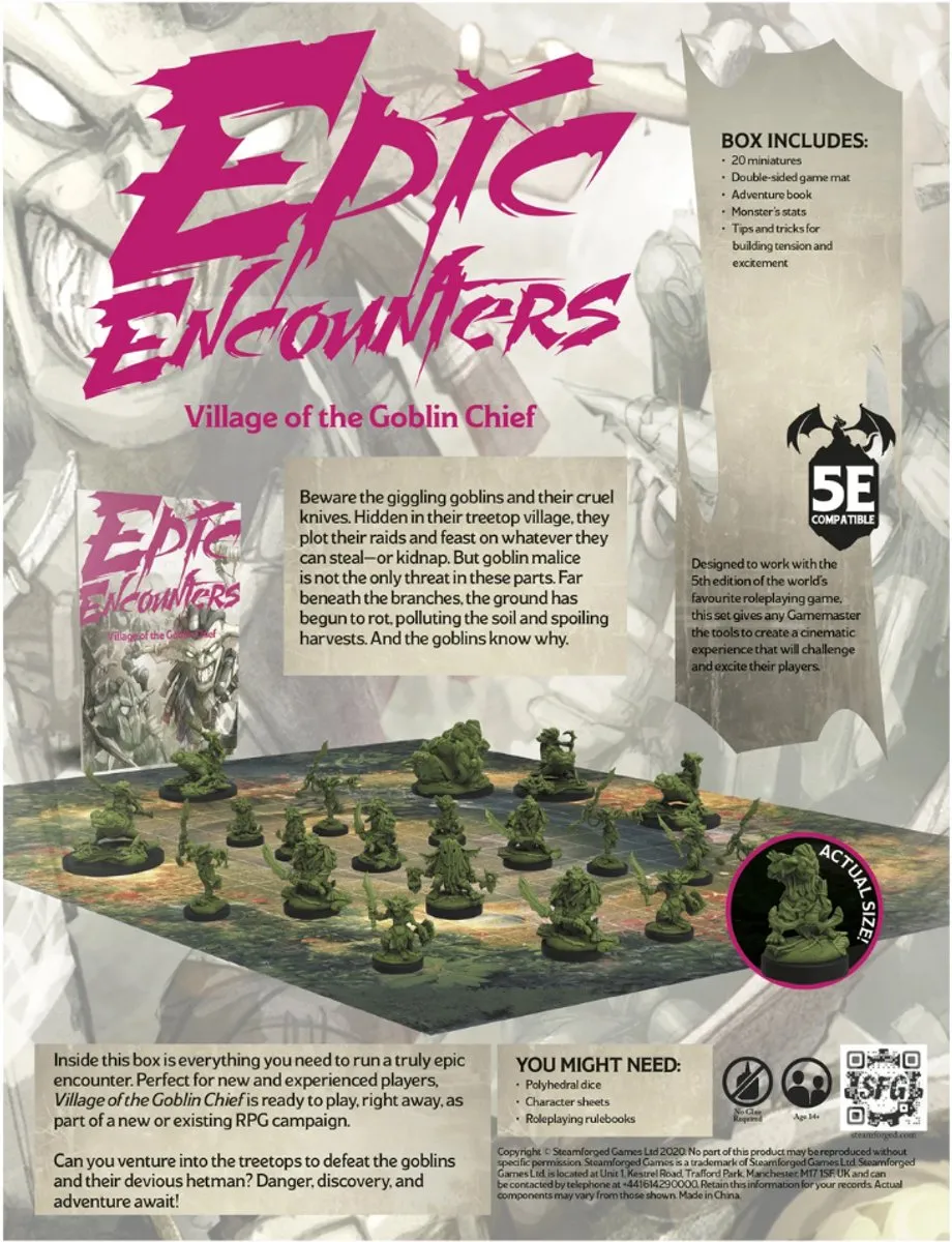 Steamforged Games Epic Encounters Village of the Goblin Chief