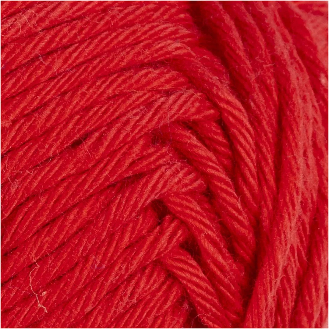 Creativ Company Katoengaren 8/8 50g - Donkerrood