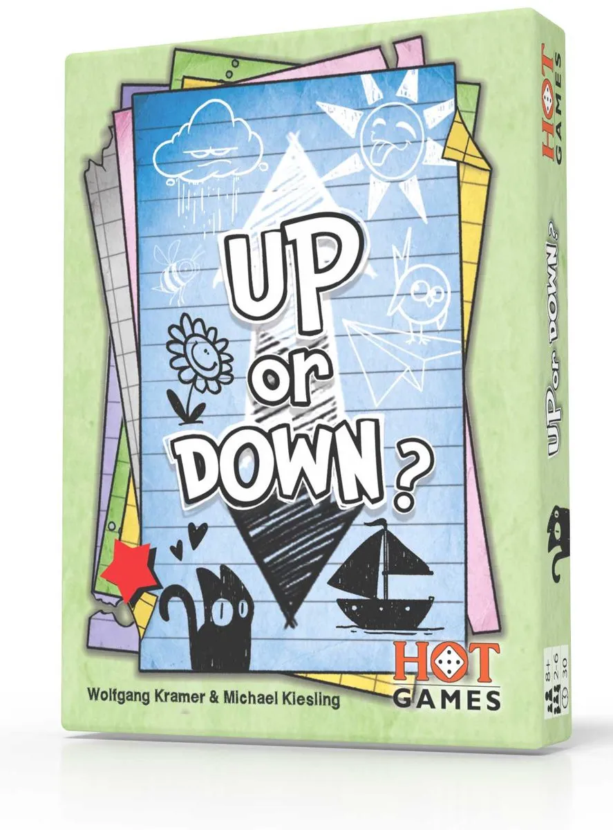 HOT Games Up or Down Kaartspel Wolfgang Kramer & Michael Kiesling - 2-6 Spelers