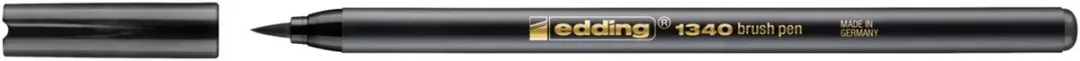 edding Brushpen 1340 Penseel - Zwart