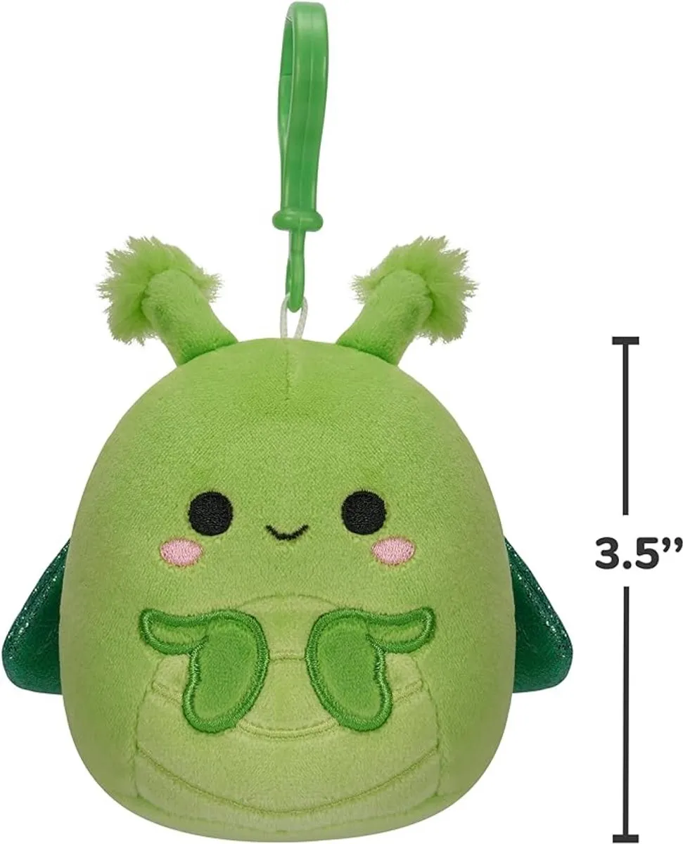 Squishmallows Trenton De Bidsprinkhaan 3,5" - Groen