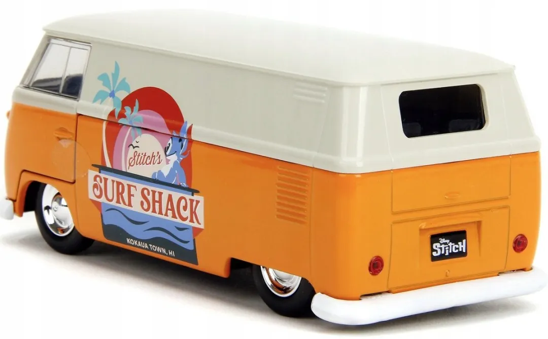 Jada Toys Stitch 1:32 Volkswagen Bus Modelauto - Wit/Oranje