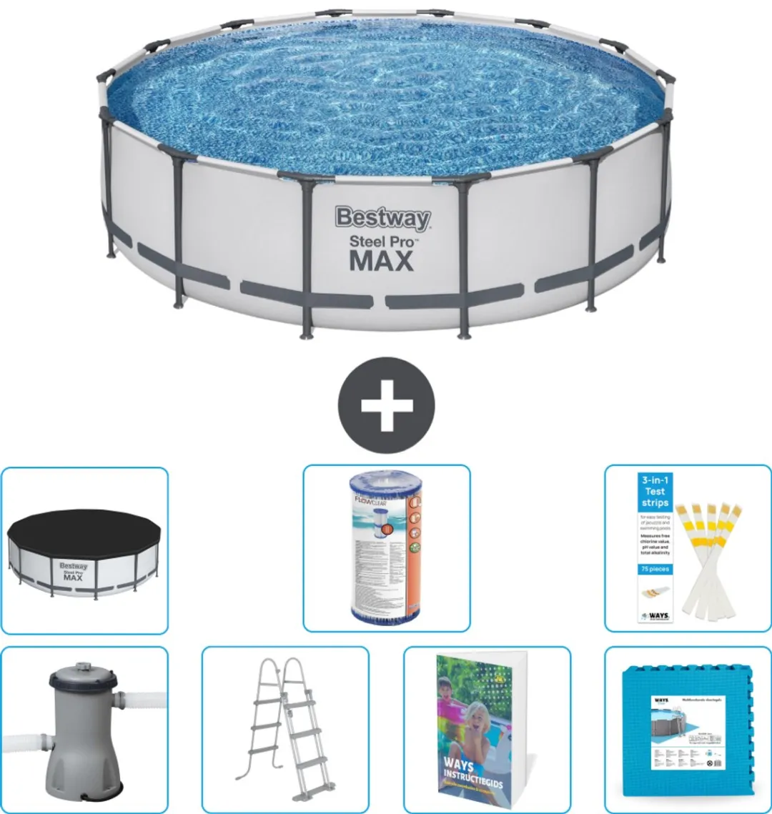Bestway Steel Pro MAX Zwembad 427x107cm