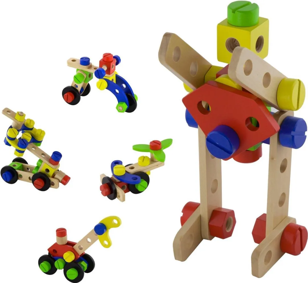 Viga Toys Constructie Set 48-delig - Multicolor