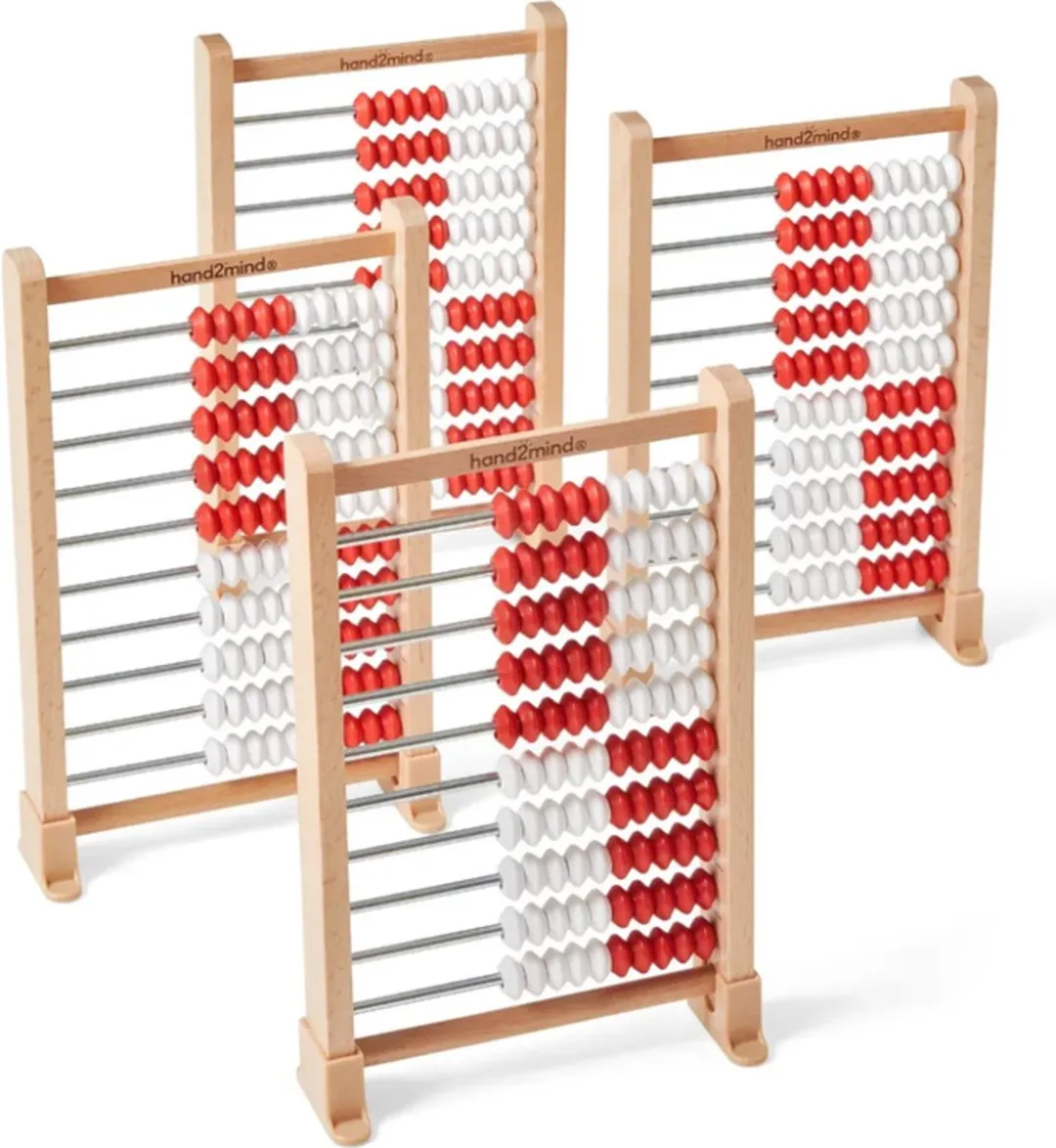 Learning Resources Rekenrek 100 kralen - Set van 4