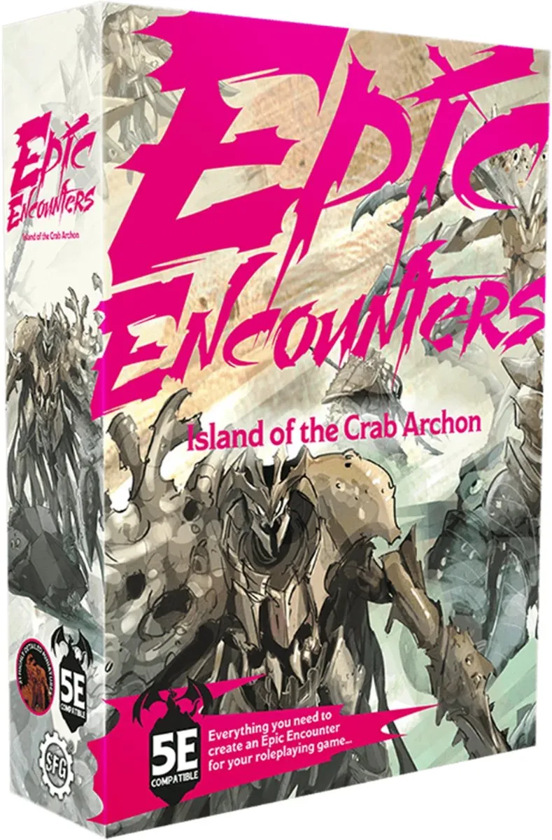 Steamforged Games Epic Encounters Island of the Crab Archon SFEE-015 Miniatuur