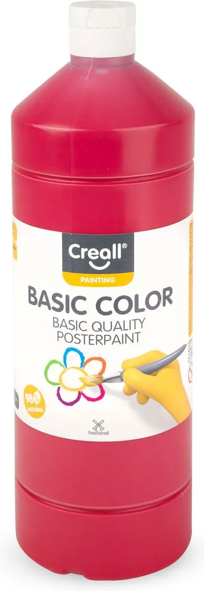 Creall Plakkaatverf Donkerrood 1000ml