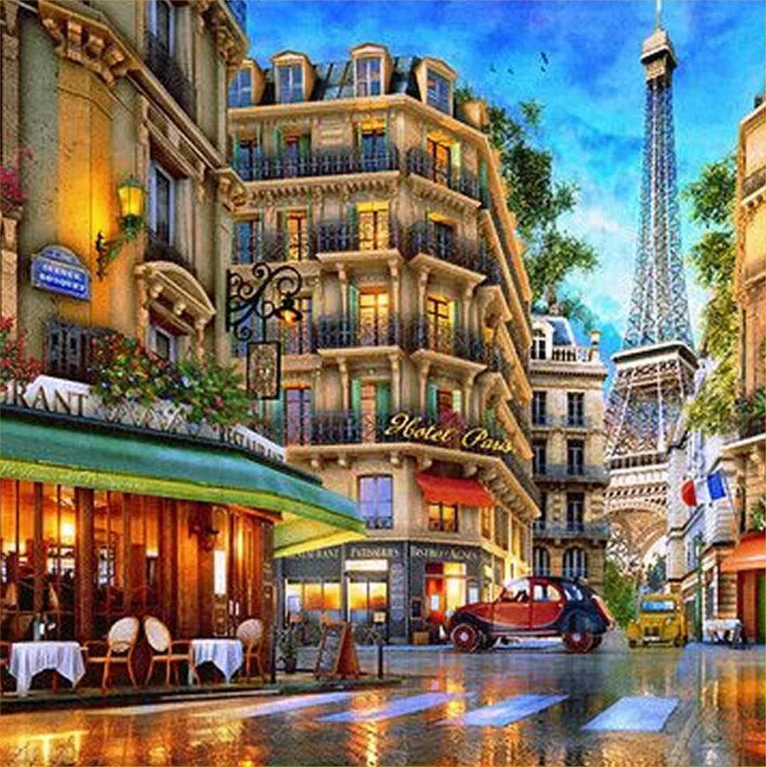 VDTOYS Diamond Painting VDTV008 PARIS 1