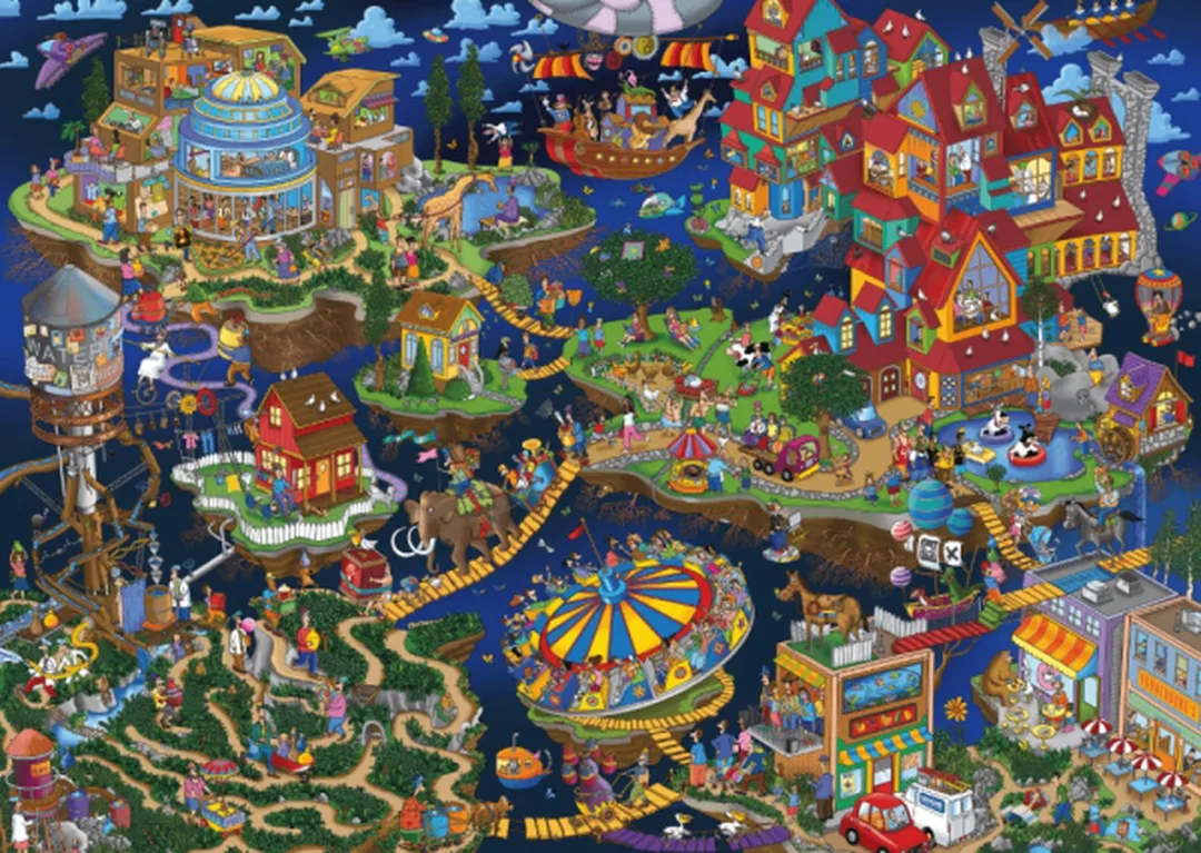 Schmidt Spiele Legpuzzel 59968 - 1 Stuk - Meerkleurig
