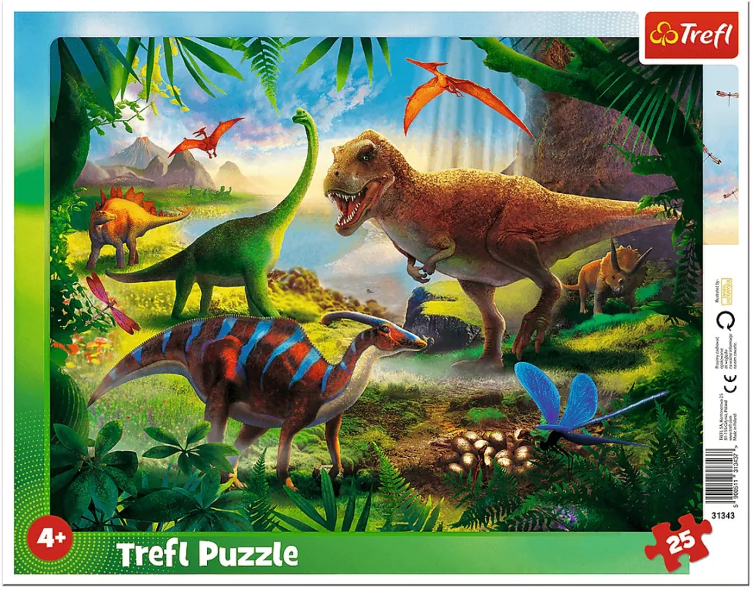 Trefl Puzzel Dinosaurs 25 Stuks