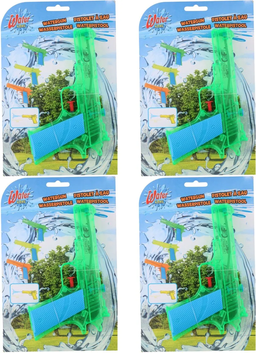 Eddy Toys Politie Waterpistool Groen 18cm
