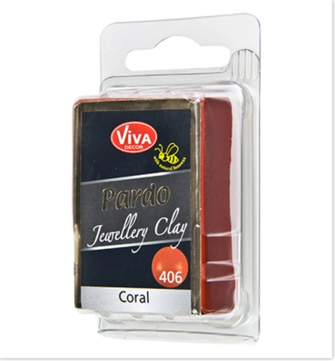 Viva Decor Pardo Jewelry Polymer Clay Coral