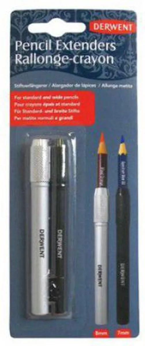 Derwent Potloodverlengers 7-8mm - 2 Stuks