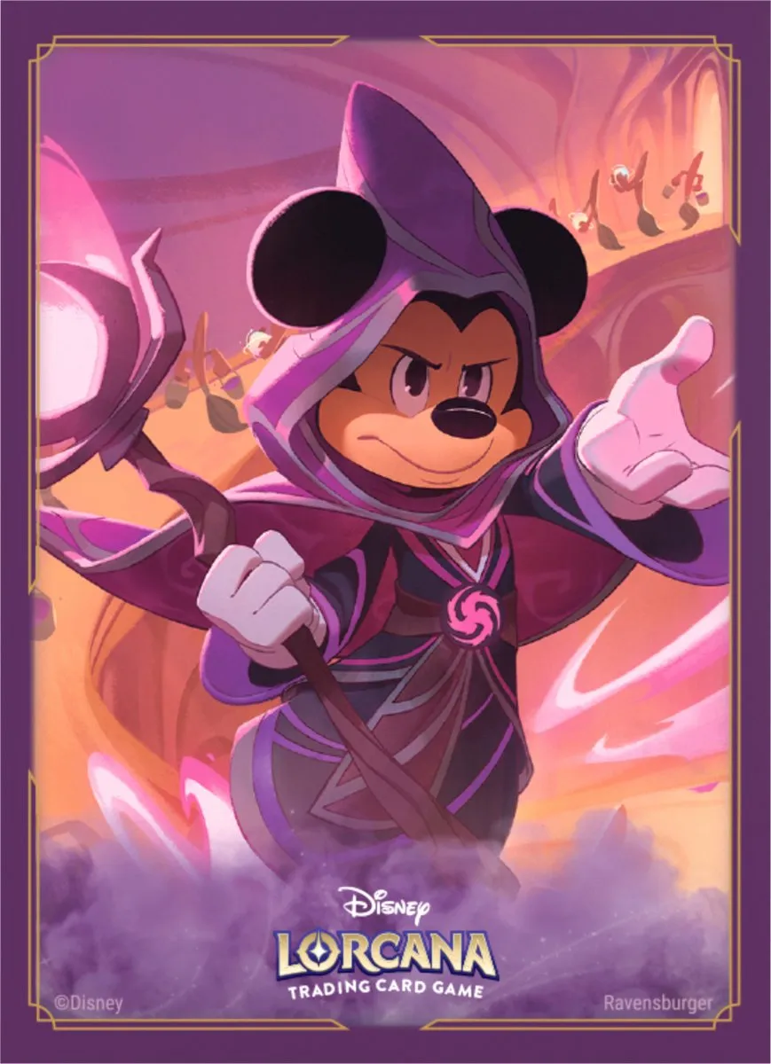 Ravensburger Disney Lorcana Card Sleeves Sorcerer Mickey - 65x