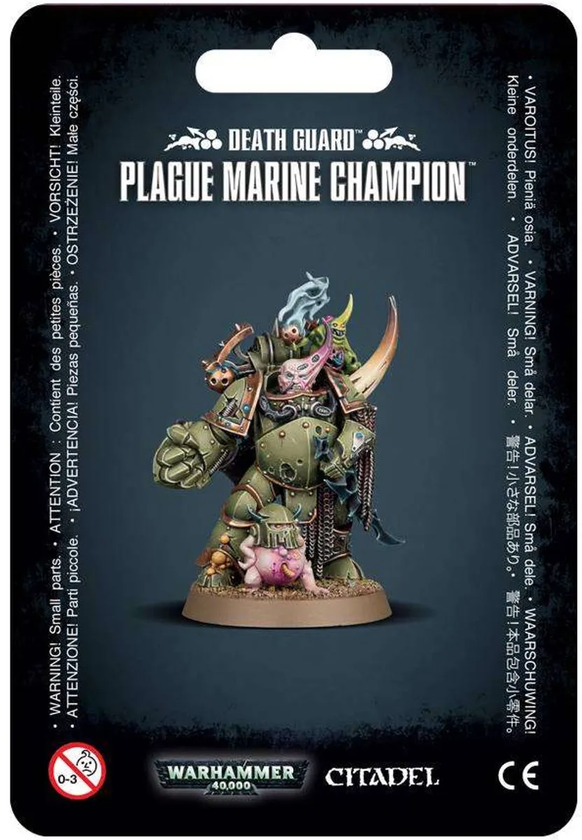 Games Workshop Warhammer 40.000 Death Guard Plague Marine Champion