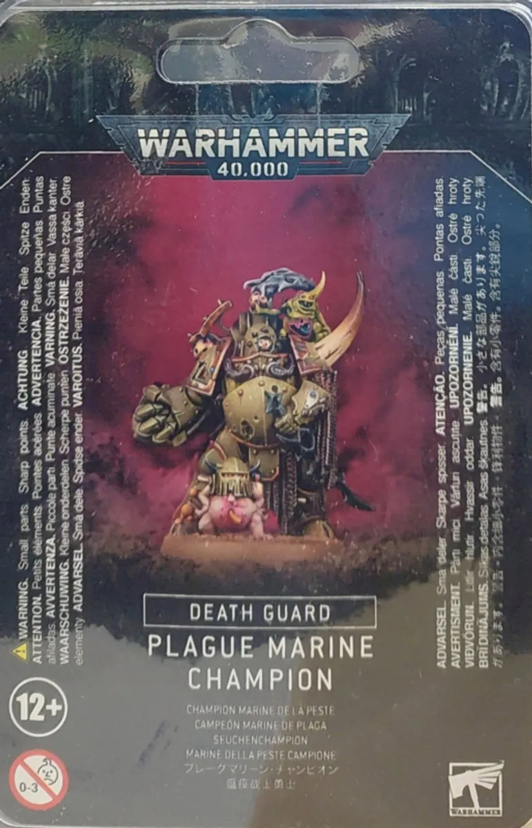 Games Workshop Warhammer 40.000 Death Guard Plague Marine Champion