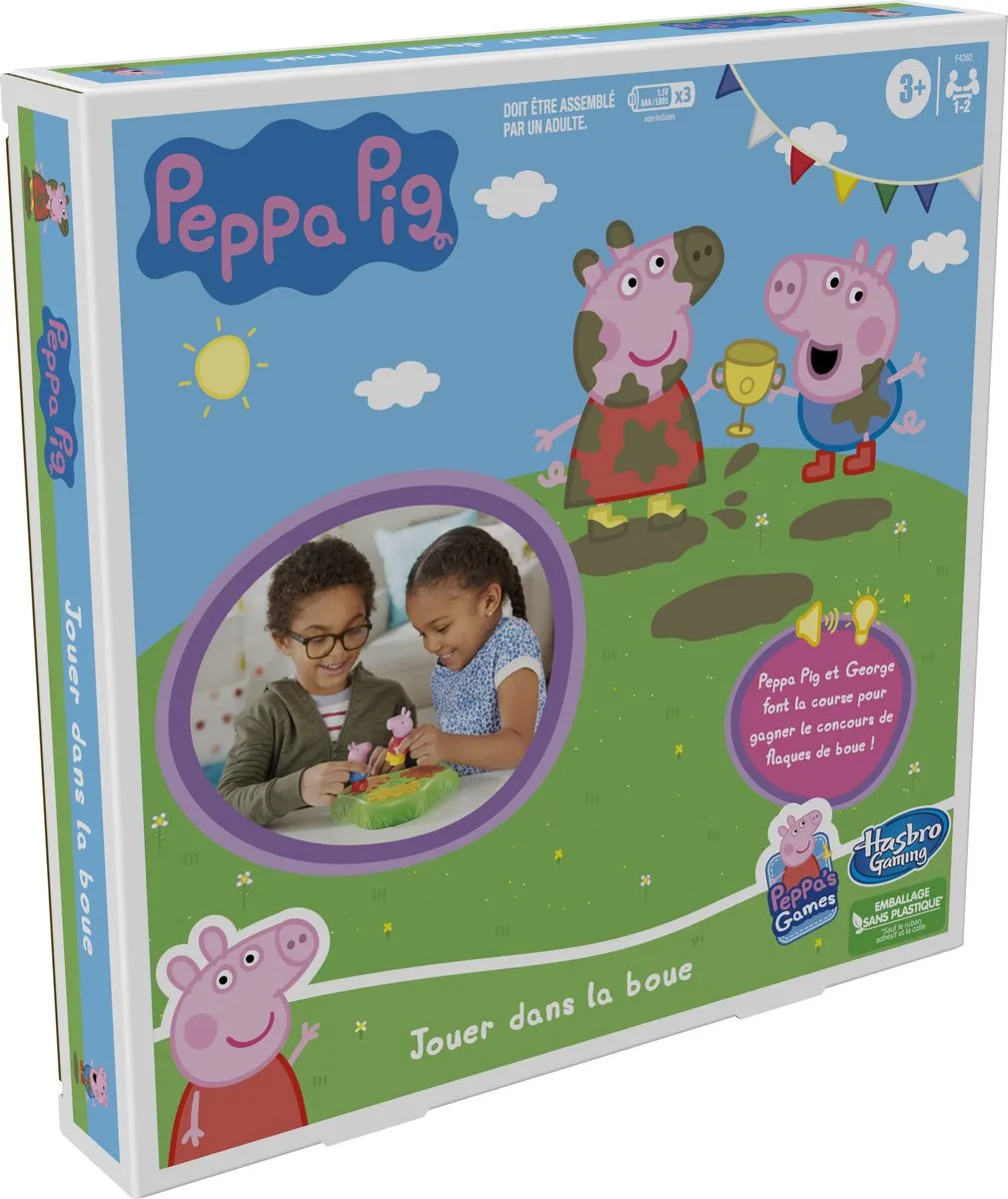 Hasbro Gaming Peppa Pig Muddy Puddle Champion Bordspel F4262EU4 - afbeelding 6 van 6