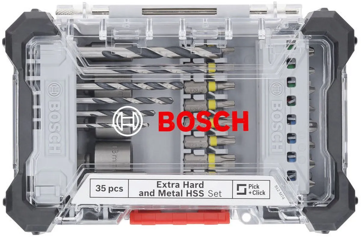 Bosch 35-delige HSS-G Boor- en Schroefbitset - Hout