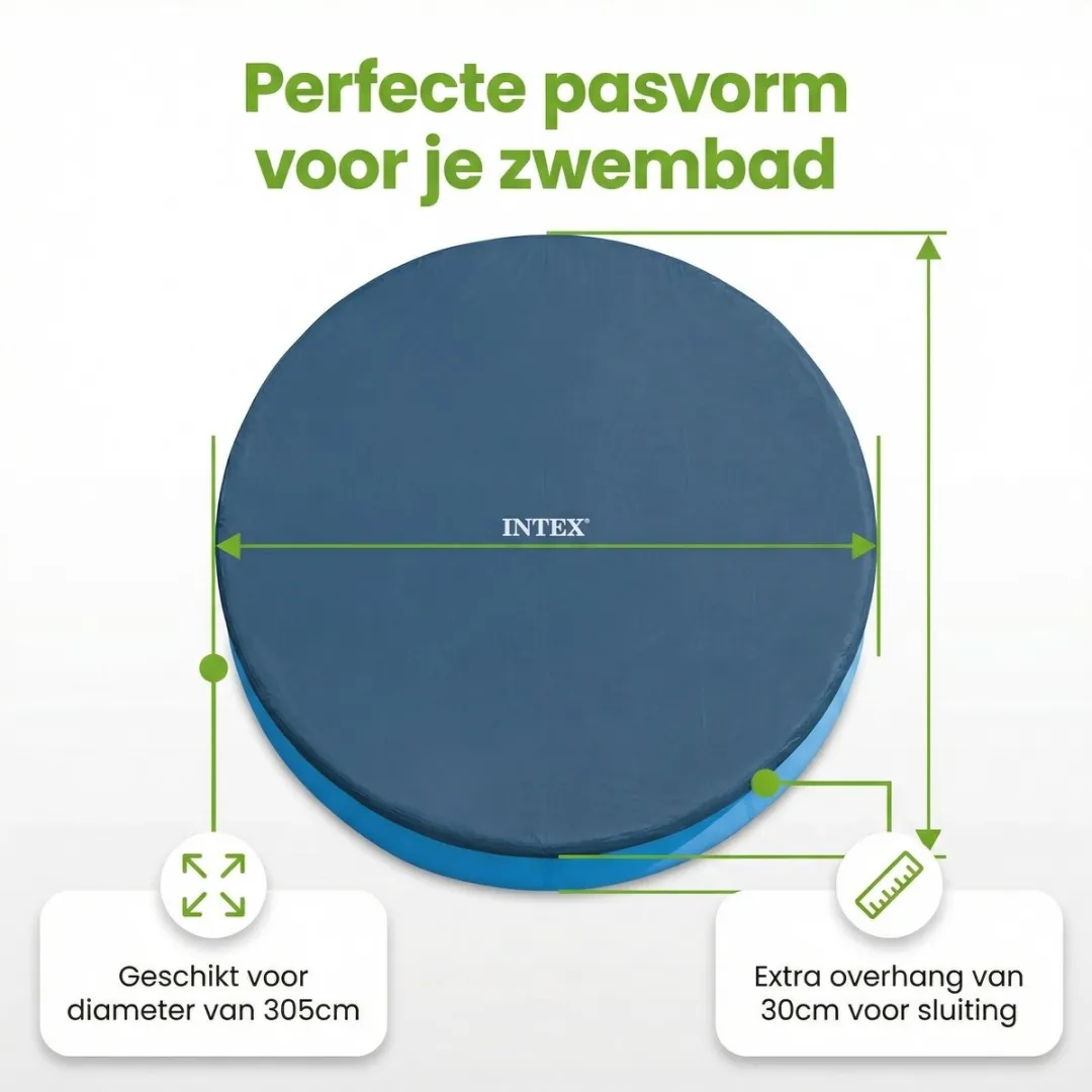 Intex Easy Set Zwembad 305x61cm - Blauw - 7-delig