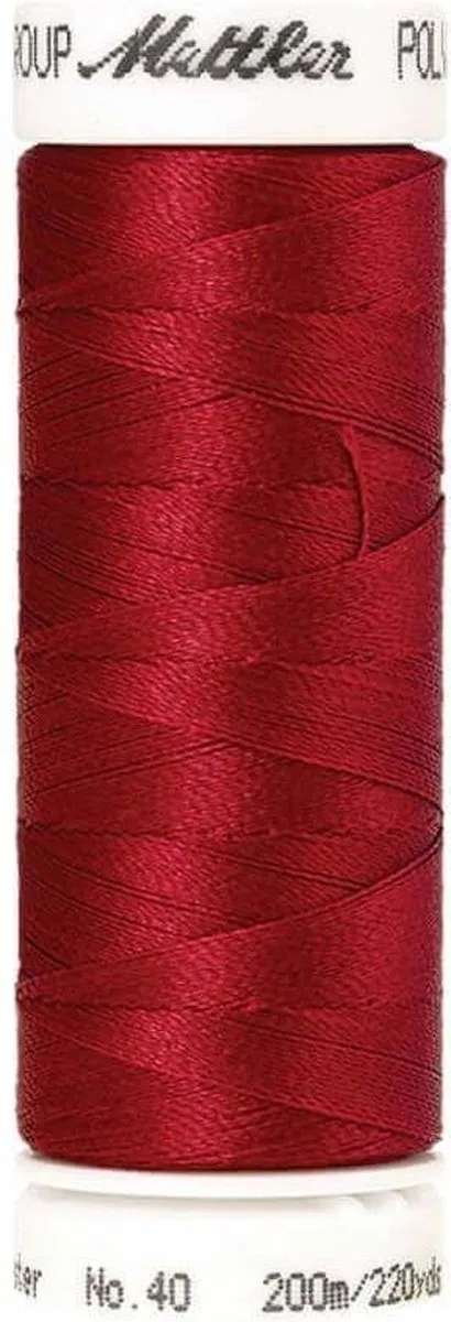 Amann Mettler Polysheen Naai-Borduurgaren Rood 200m