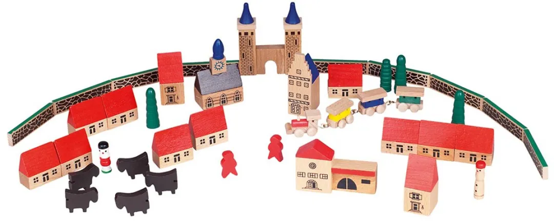 Goki My Little Village Speelgoedset 46-delig - Multi