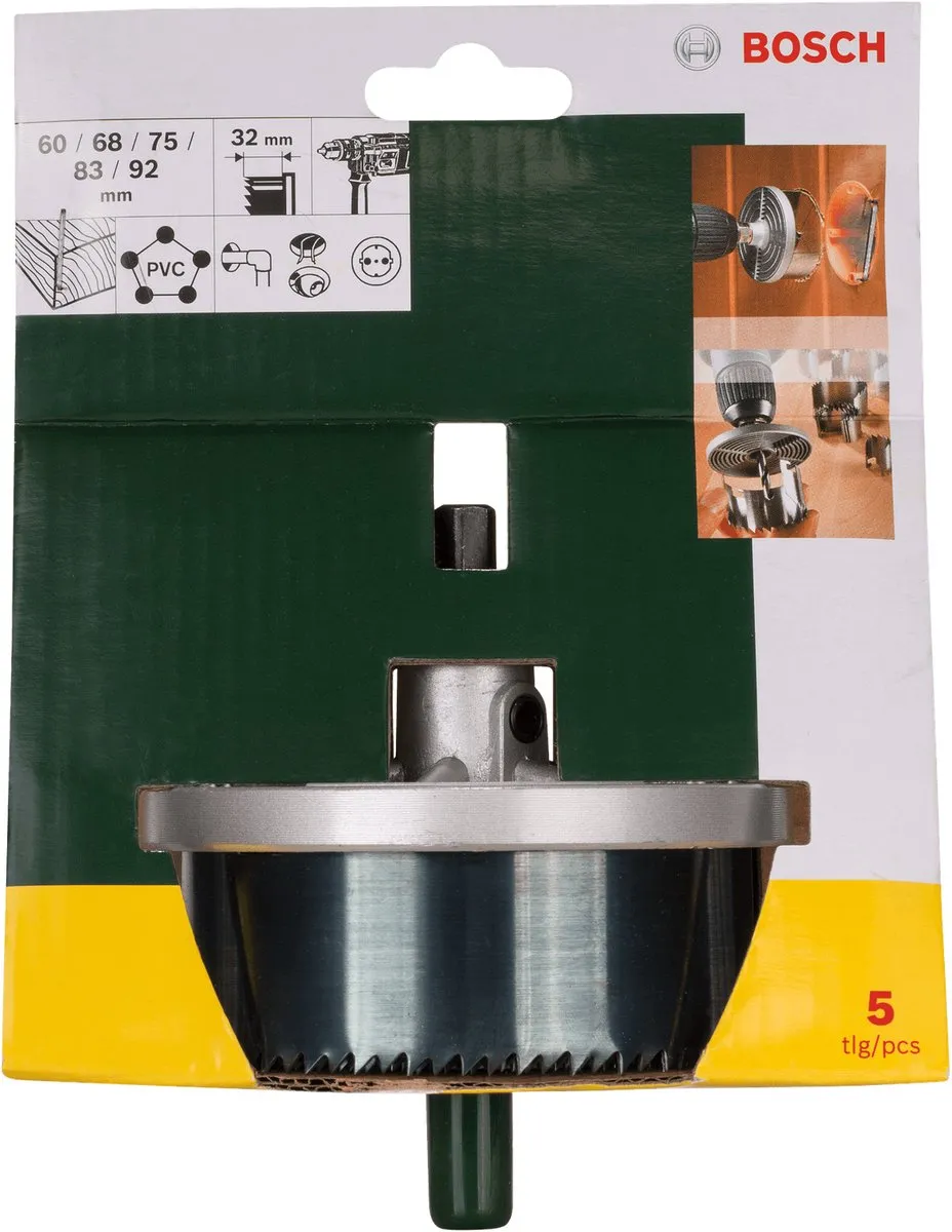 Bosch Zaagkransset 5-delig - Metaal Ø60-92mm