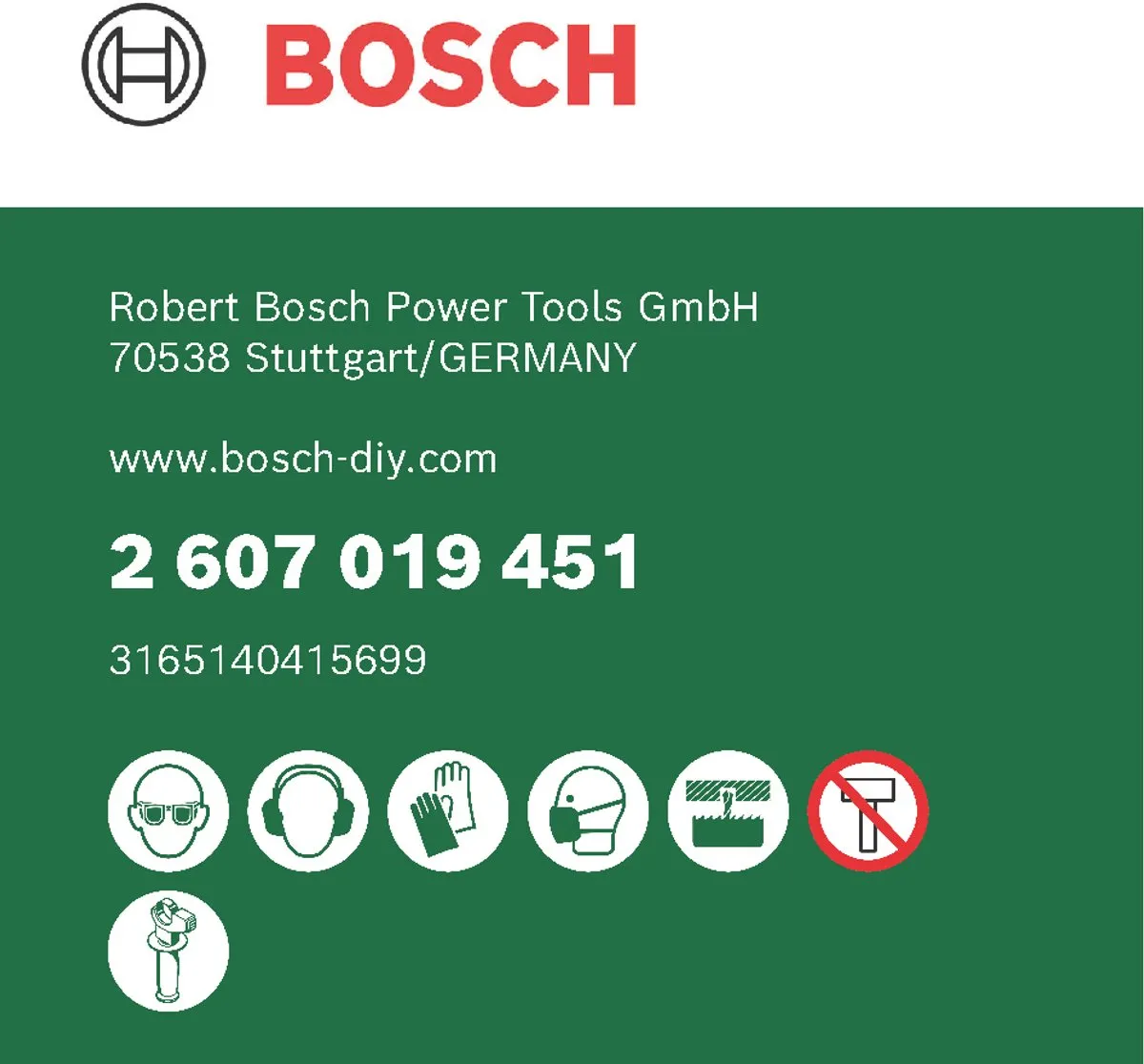 Bosch Zaagkransset 5-delig - Metaal Ø60-92mm