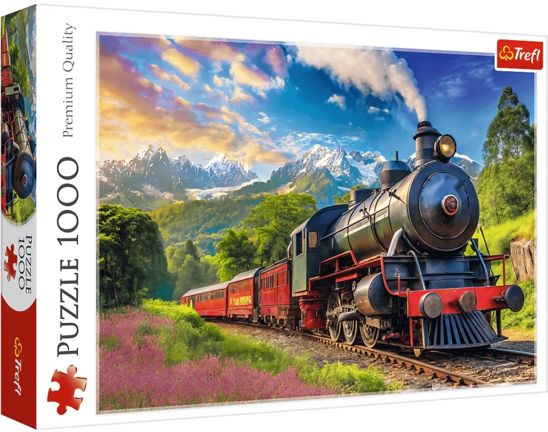 Trefl Puzzel Treinreis 1000 Stuks - Educatief Karton - Multicolor