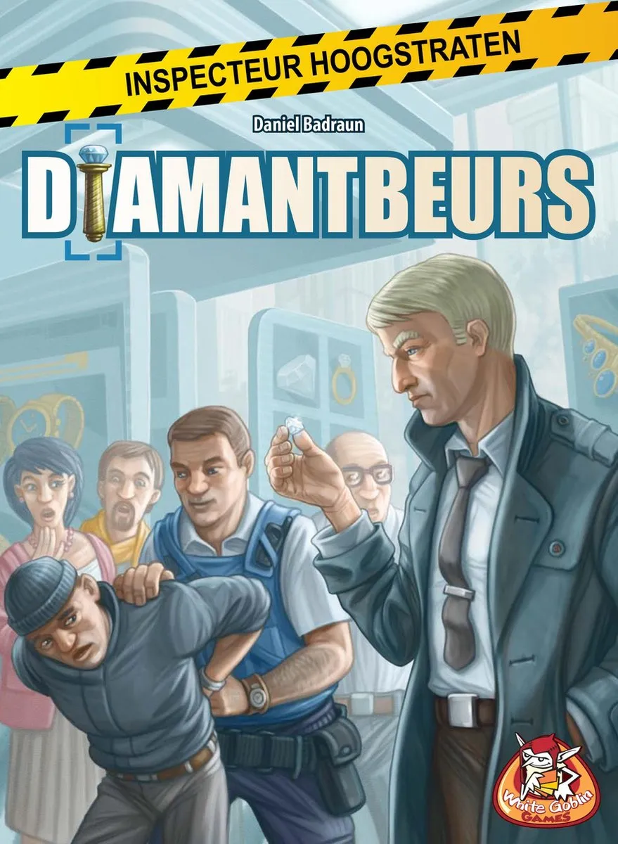 White Goblin Games Inspecteur Hoogstraten Diamantbeurs Kaartspel - 3-6 Spelers