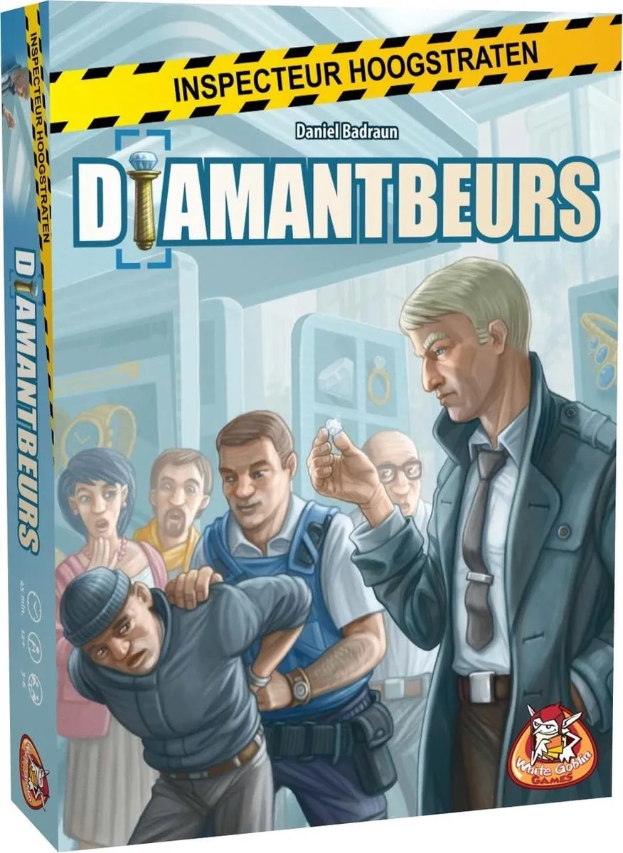 White Goblin Games Inspecteur Hoogstraten Diamantbeurs Kaartspel