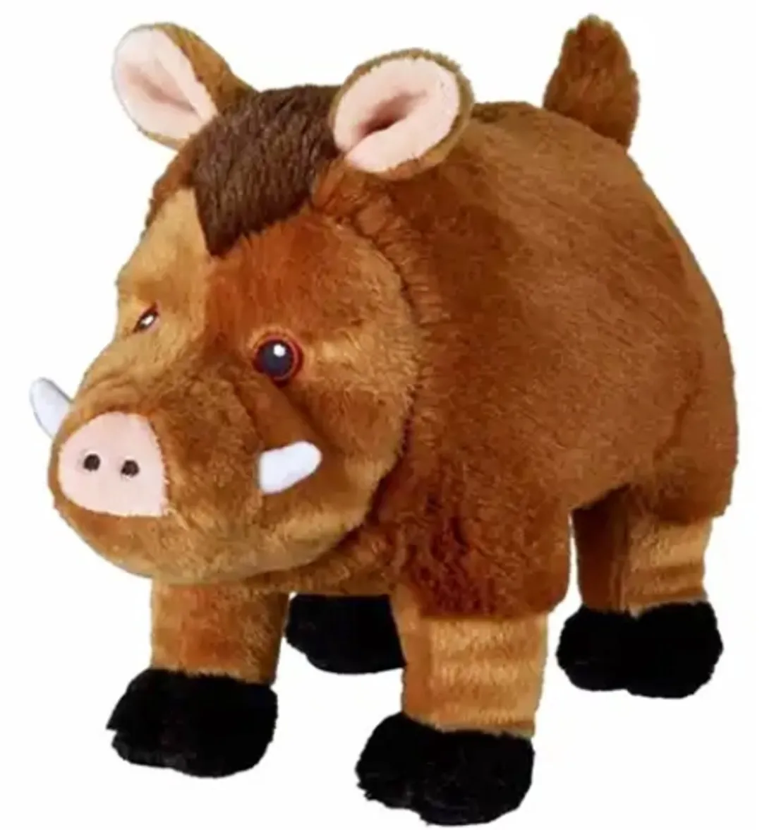 Topknuffels Wild Zwijn Pluche Knuffel 15cm - Bruin