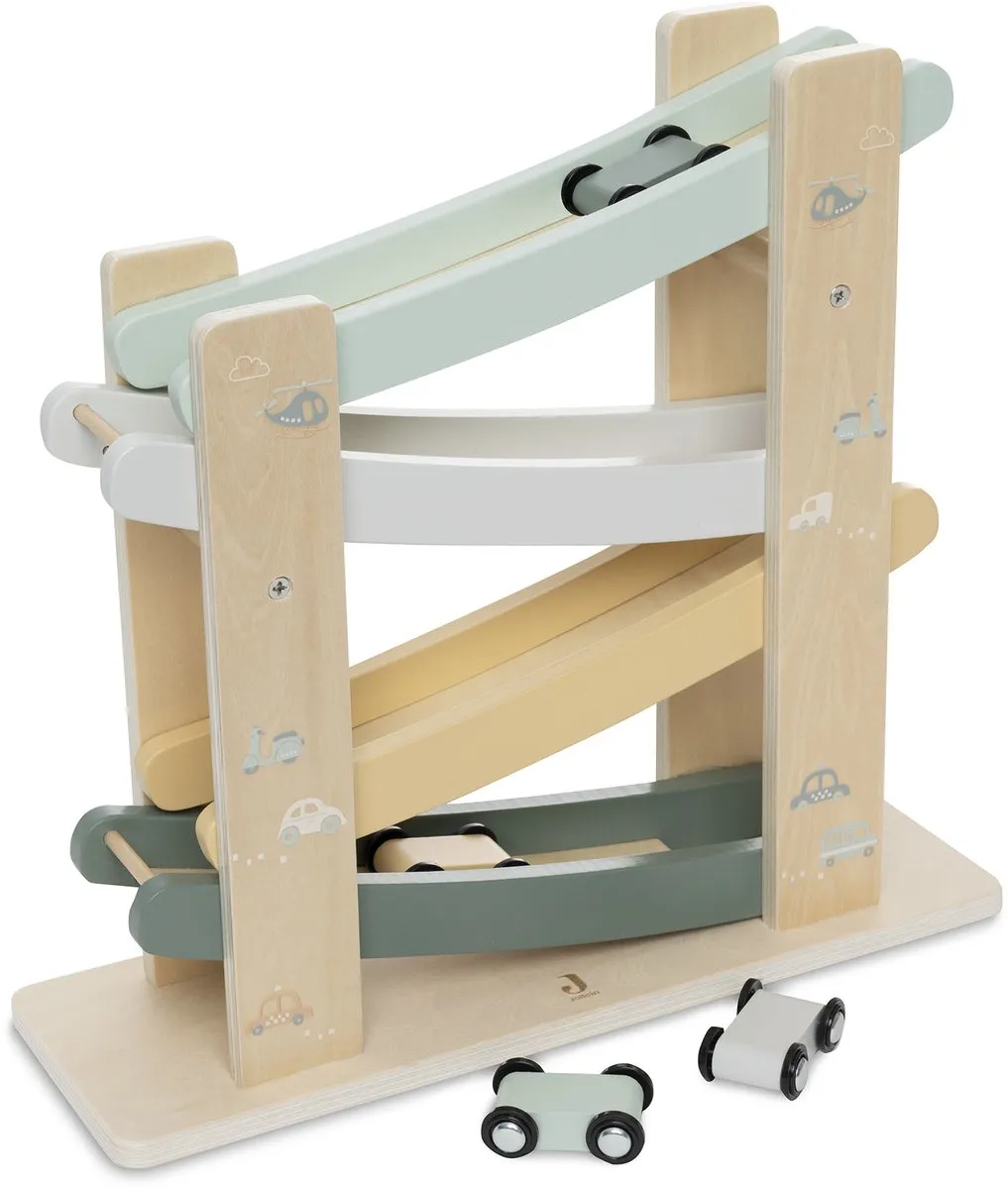 Jollein Wooden Ramp Racer Cars On The Go