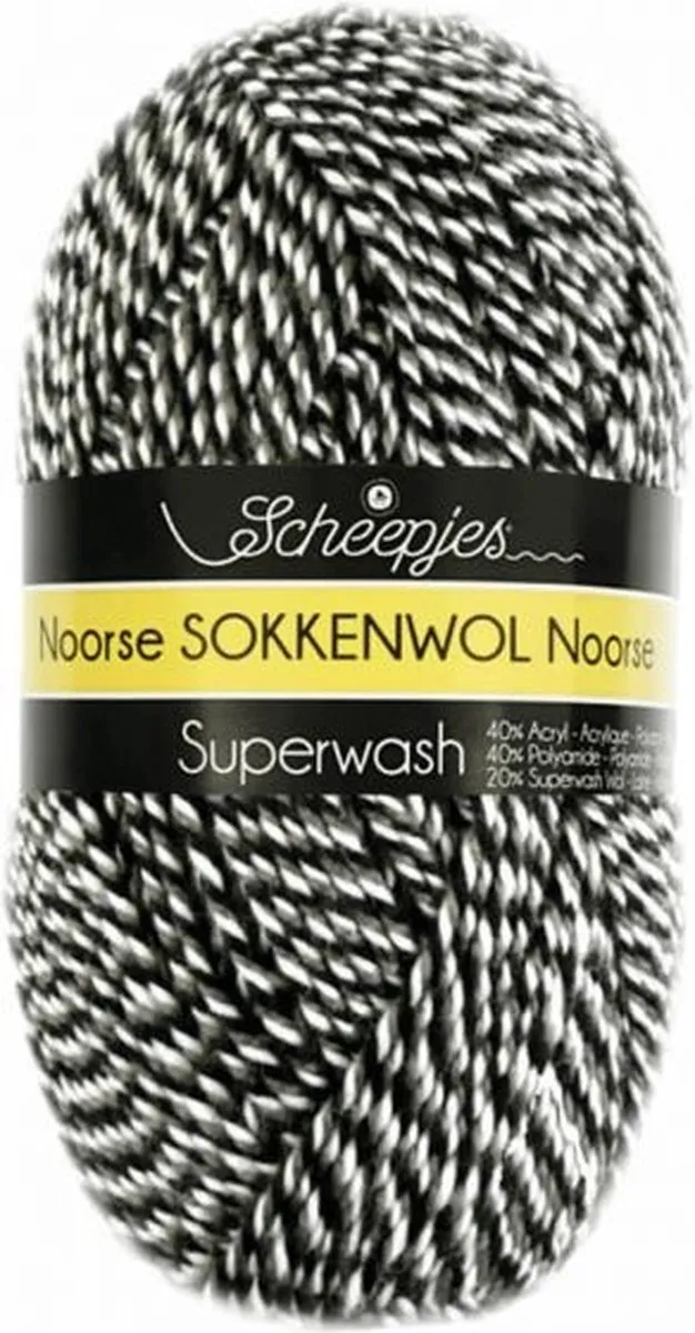Scheepjes Noorse Sokkenwol - Bruin/Zwart/Beige - 3 Kleuren