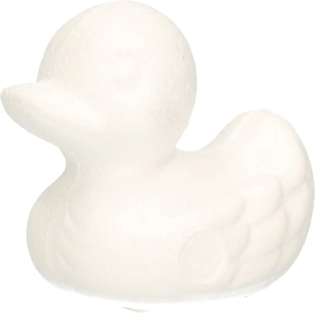 Rayher Hobby Piepschuim Dierenfiguren Eendjes Wit 4 Stuks