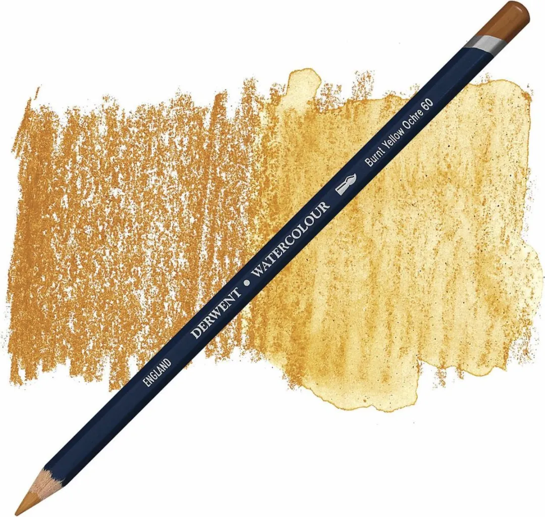 Derwent Watercolour Potlood Burnt Yellow Ochre 60