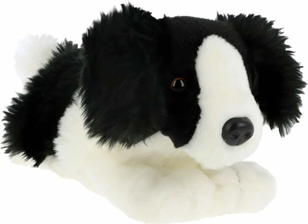 Keel Toys Puppy Border Collie Knuffel - 30 cm - Multi