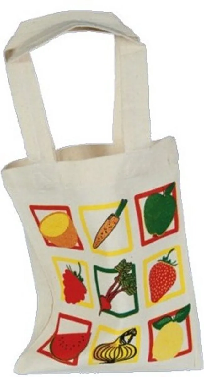 Simply for Kids Katoenen Boodschappentasje 30x16x20cm