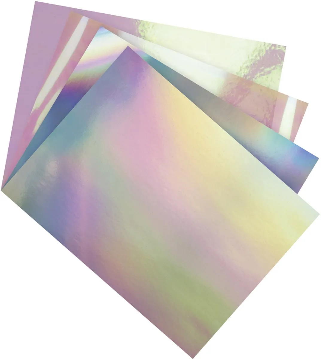 Folia Iriserend Papier 12 Vel - 10x15cm