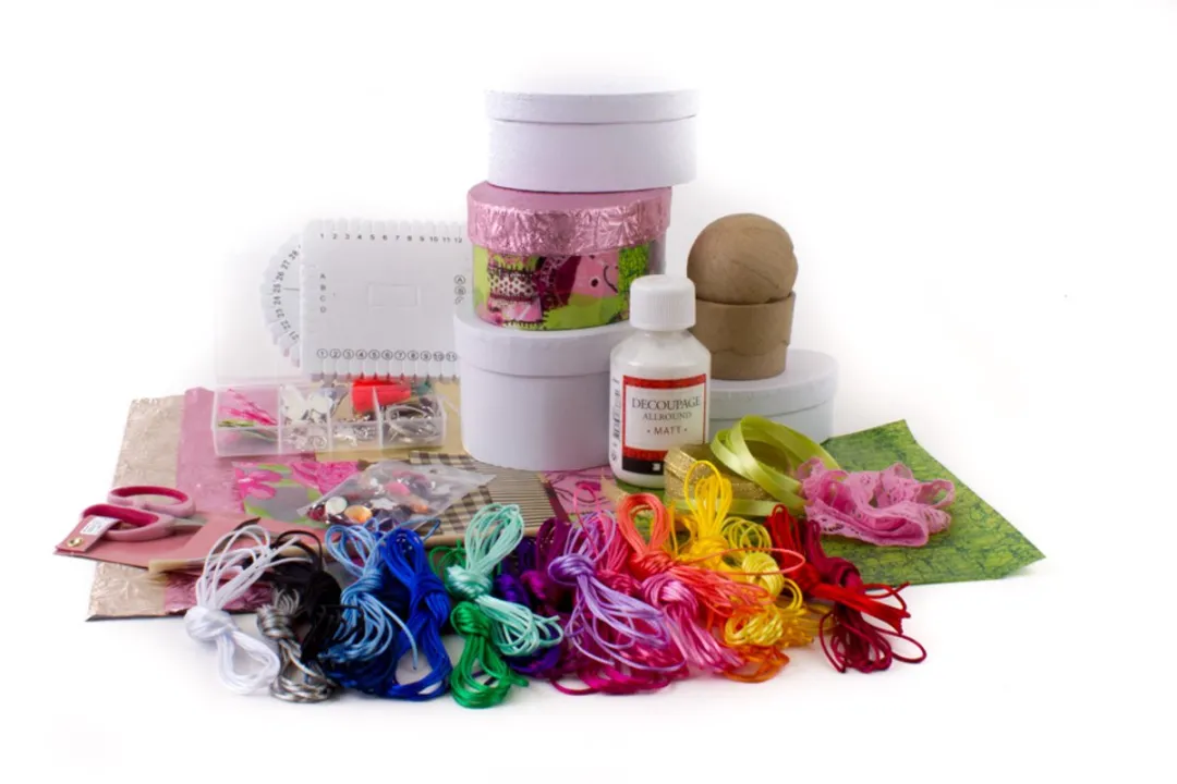 Creativ Company Decopatch Satinkoord Kumihimo Box - 20 Stuks