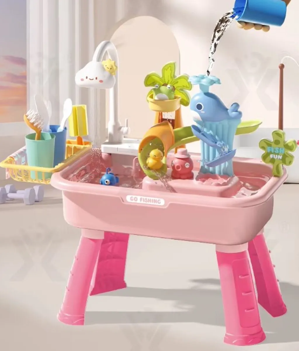 LiasToys Roze Watertafel - 23-delig Accessoireset