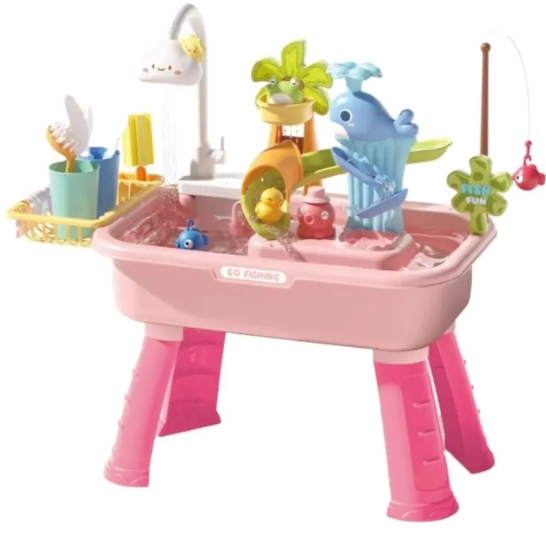 LiasToys Roze Watertafel - 23-delig Accessoireset