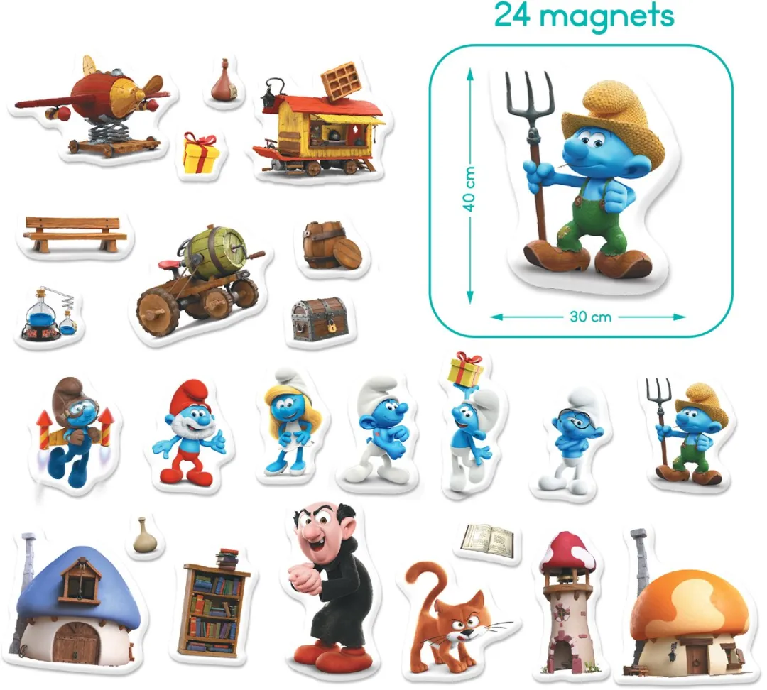 Dodo Toys Smurfen Magnetic Creative Set 200627 - 24 Magneten - 3+