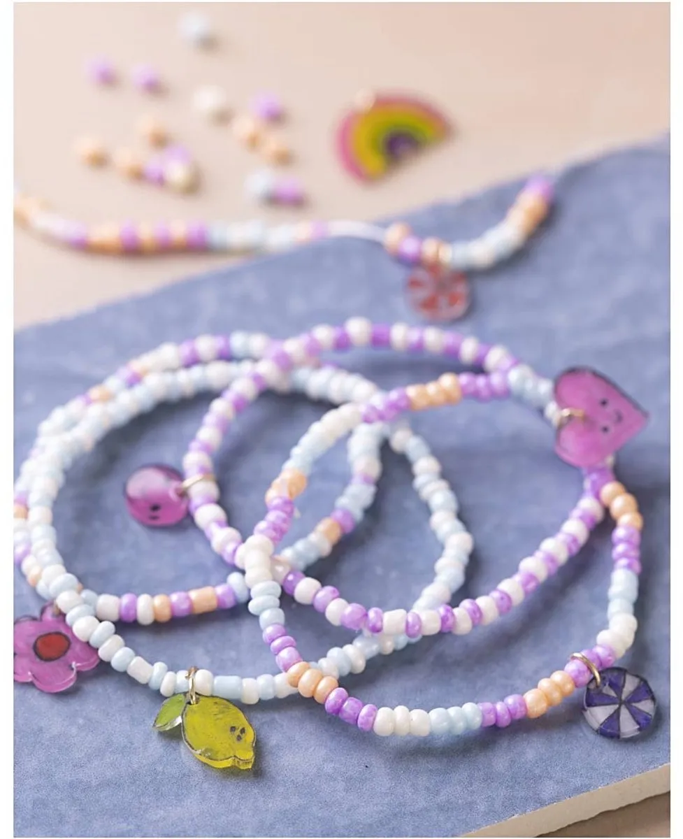 Creativ Company Mini Hobbyset Armbanden Multicolor - 4 Stuks