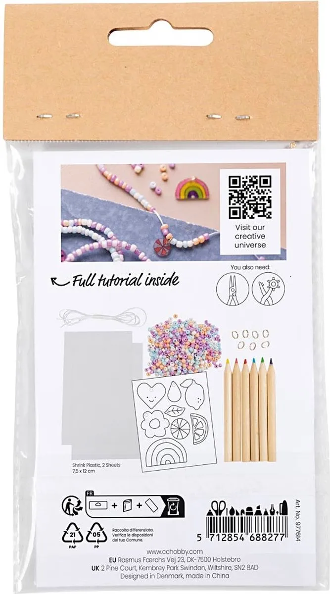 Creativ Company Mini Hobbyset Armbanden Multicolor - 4 Stuks