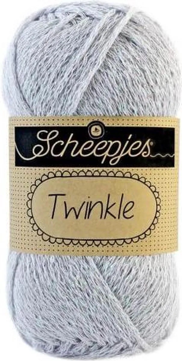 Scheepjes Twinkle 911 Grijs Wol - 50g