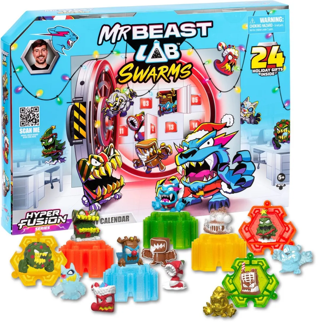 Moose Toys MrBeast Lab Swarms Hyper Fusion Adventskalender