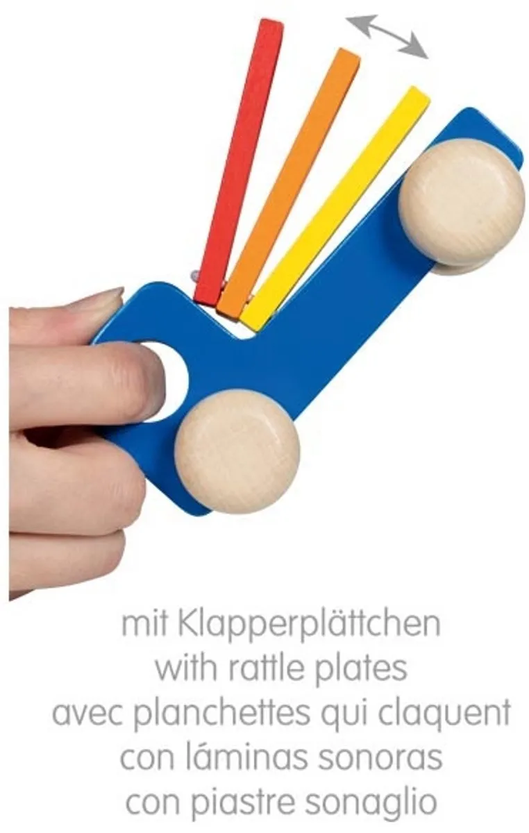 Goki Houten Voertuig 55851 - Multikleur
