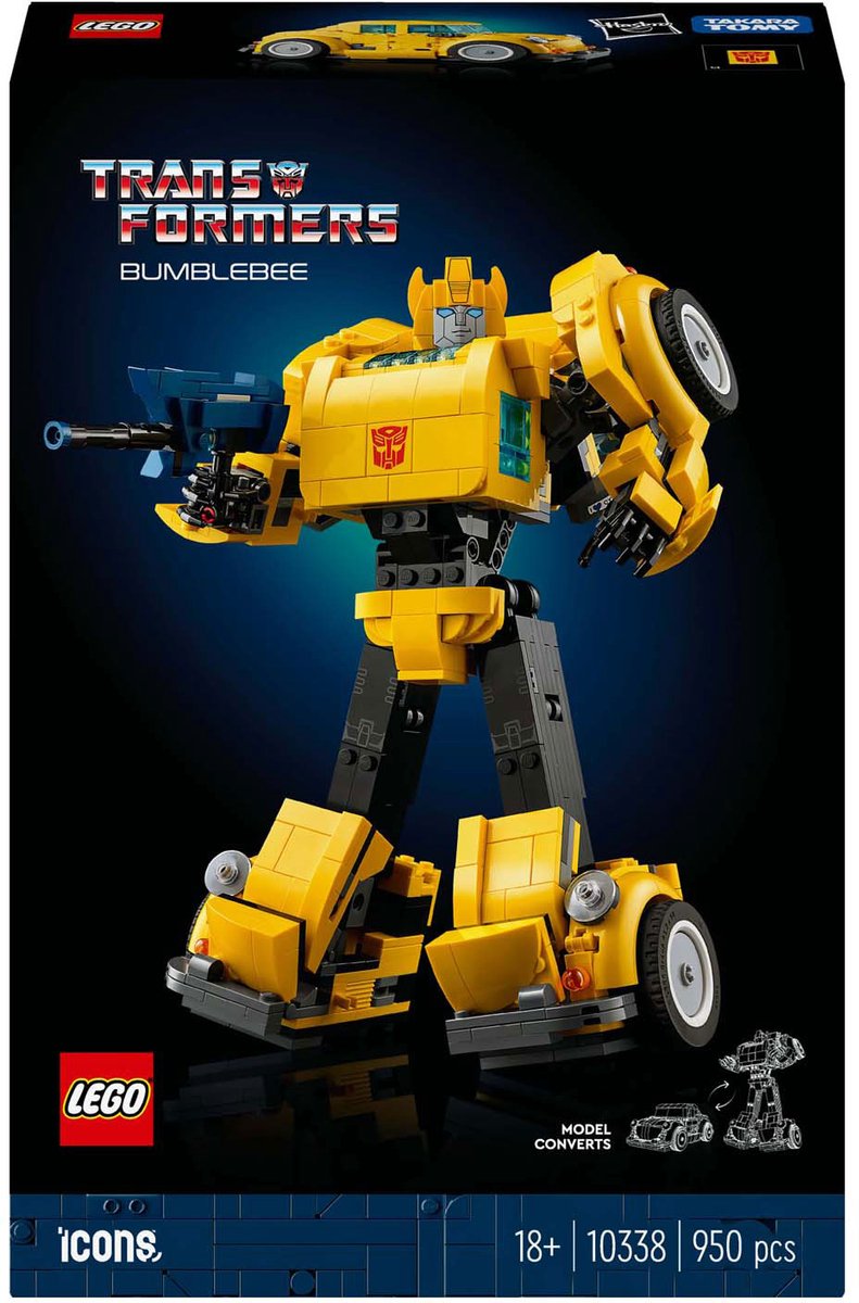 LEGO Icons Transformers Bumblebee - 10338